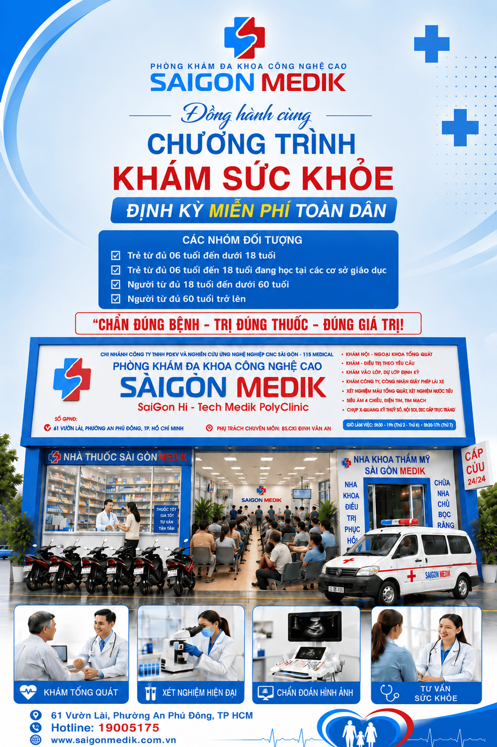 KHÁM SỨC KHỎE ĐỊNH KÝ MIỄN PHÍ TOÀN DÂN